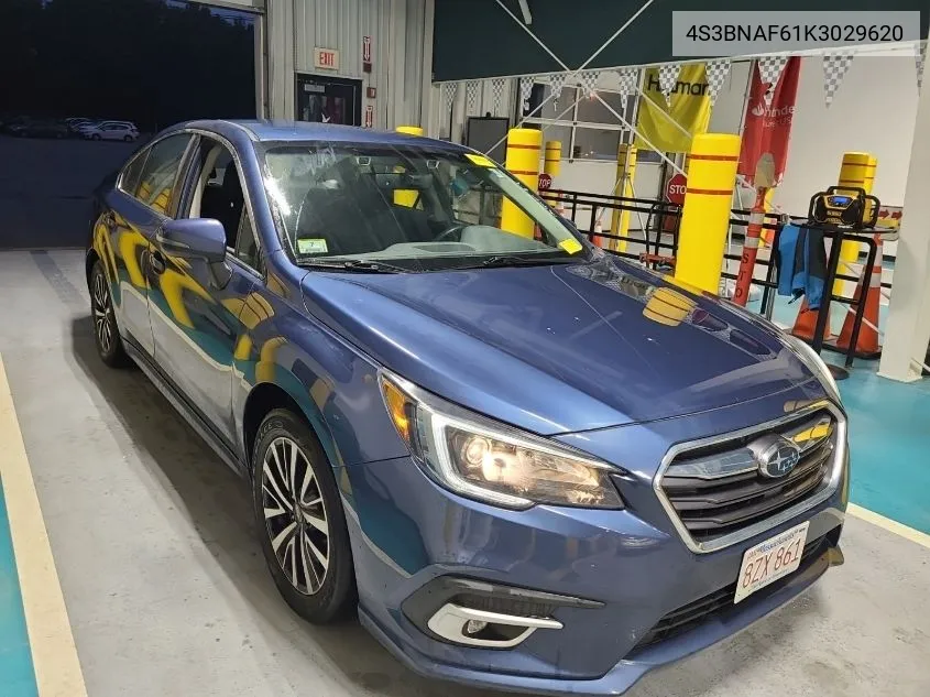 2019 Subaru Legacy 2.5I Premium VIN: 4S3BNAF61K3029620 Lot: 40127291