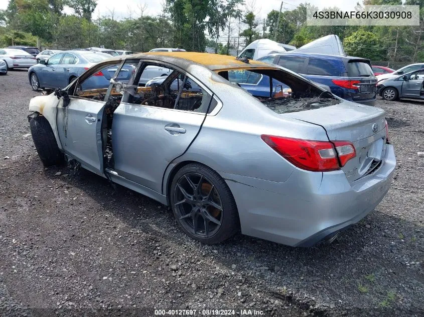 2019 Subaru Legacy 2.5I Premium VIN: 4S3BNAF66K3030908 Lot: 40127697