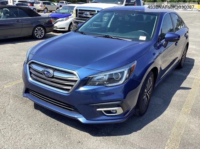 2019 Subaru Legacy 2.5I Premium VIN: 4S3BNAF63K3030087 Lot: 40151682