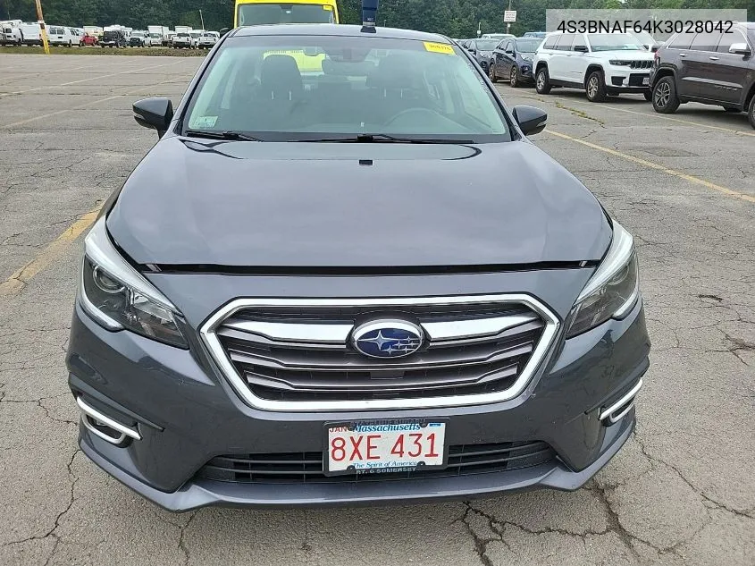 2019 Subaru Legacy 2.5I Premium VIN: 4S3BNAF64K3028042 Lot: 40173455