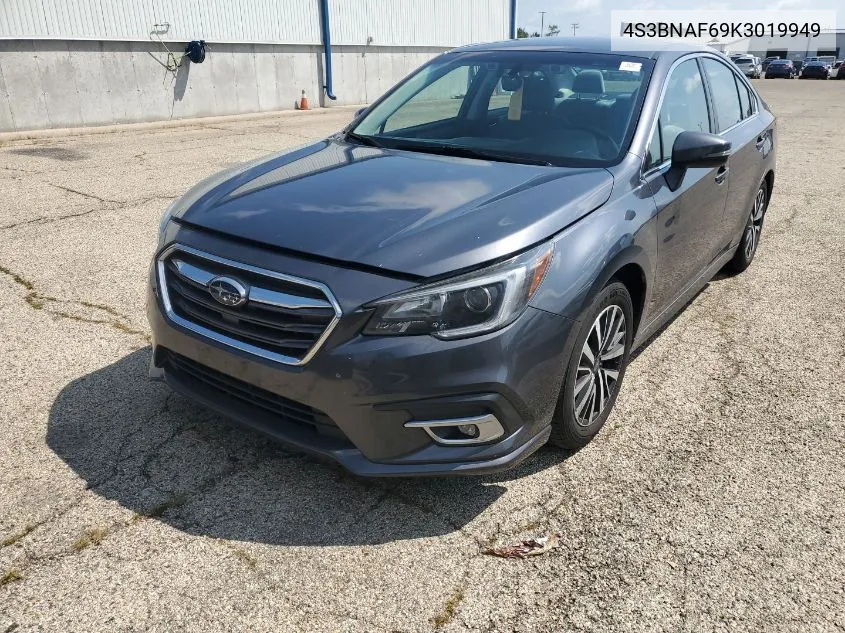 2019 Subaru Legacy 2.5I Premium VIN: 4S3BNAF69K3019949 Lot: 40184424