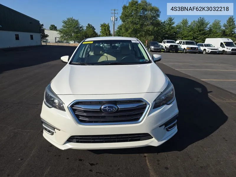 2019 Subaru Legacy 2.5I Premium VIN: 4S3BNAF62K3032218 Lot: 40283837