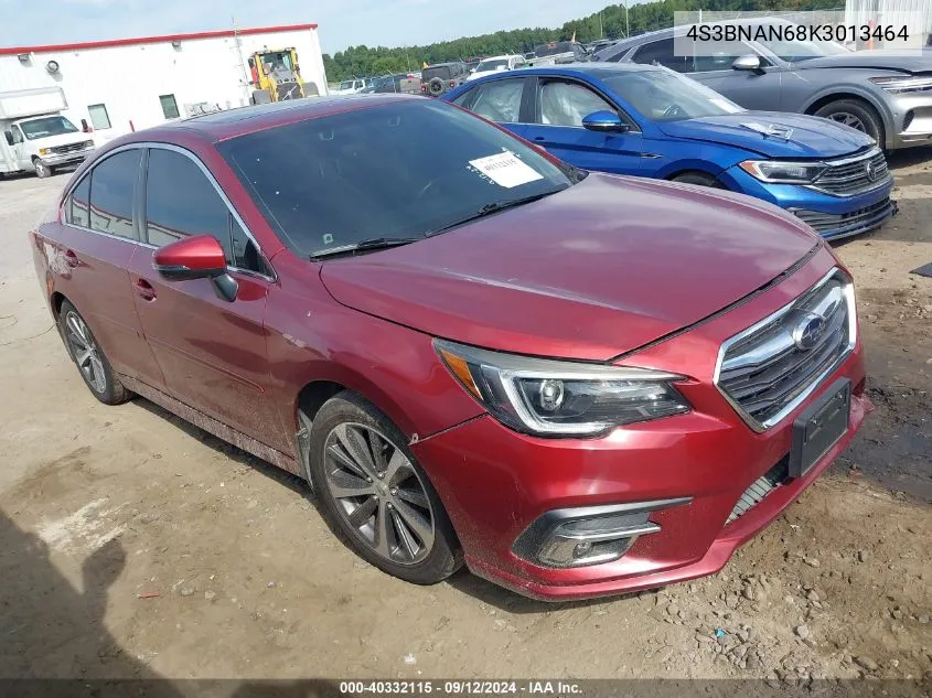 2019 Subaru Legacy 2.5I Limited VIN: 4S3BNAN68K3013464 Lot: 40332115