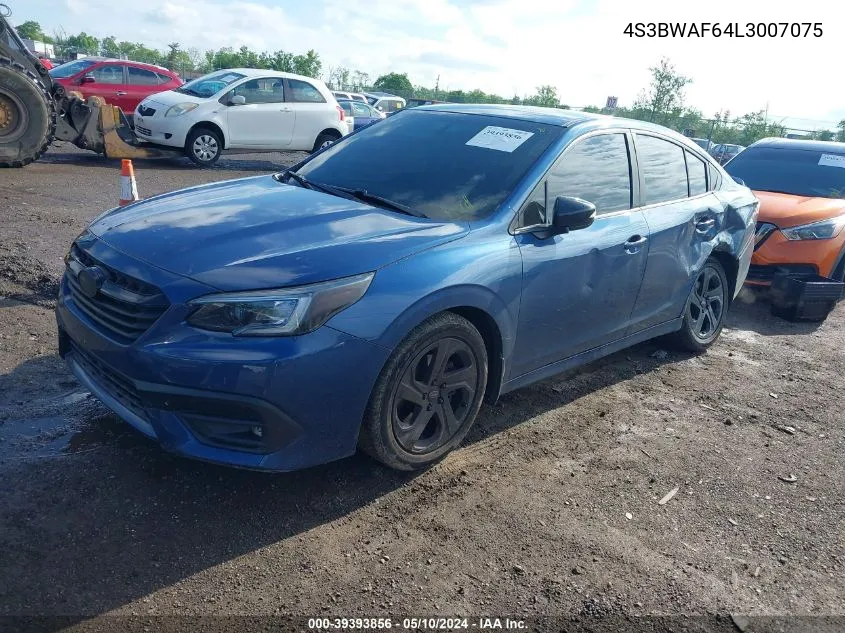 4S3BWAF64L3007075 2020 Subaru Legacy Sport