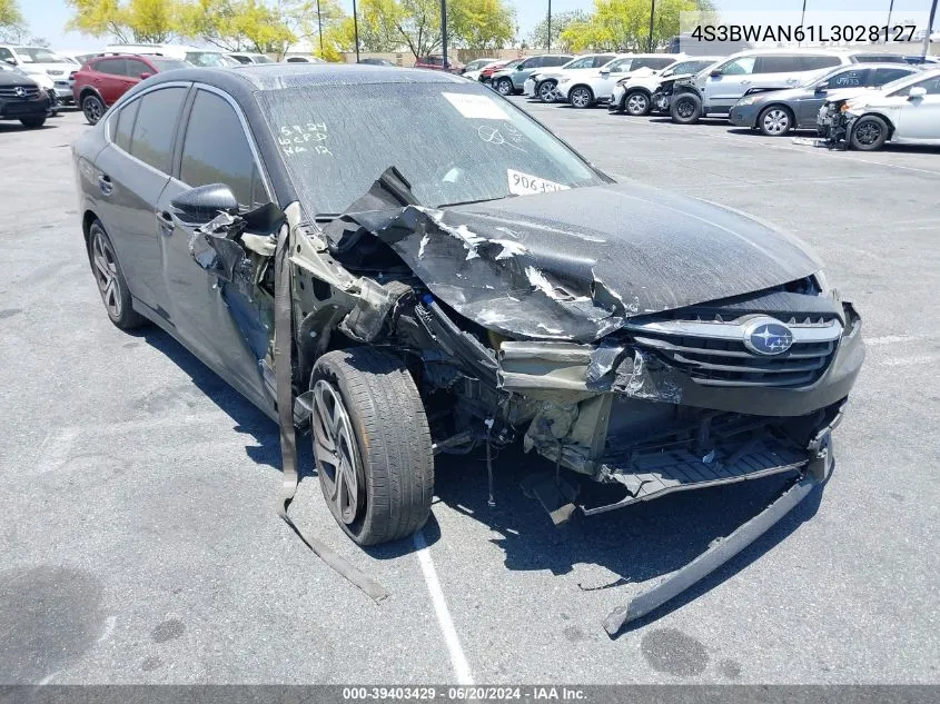 4S3BWAN61L3028127 2020 Subaru Legacy Limited