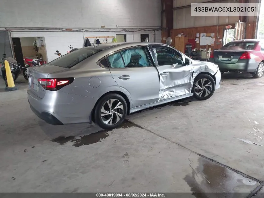 4S3BWAC6XL3021051 2020 Subaru Legacy Premium