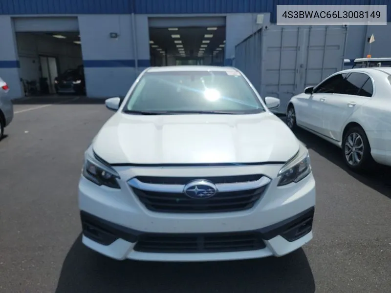 4S3BWAC66L3008149 2020 Subaru Legacy Premium