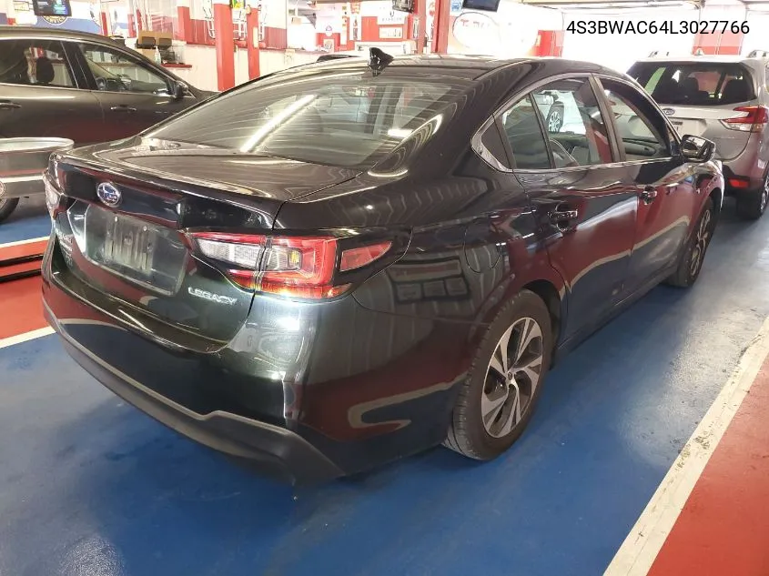 2020 Subaru Legacy Premium VIN: 4S3BWAC64L3027766 Lot: 40144489