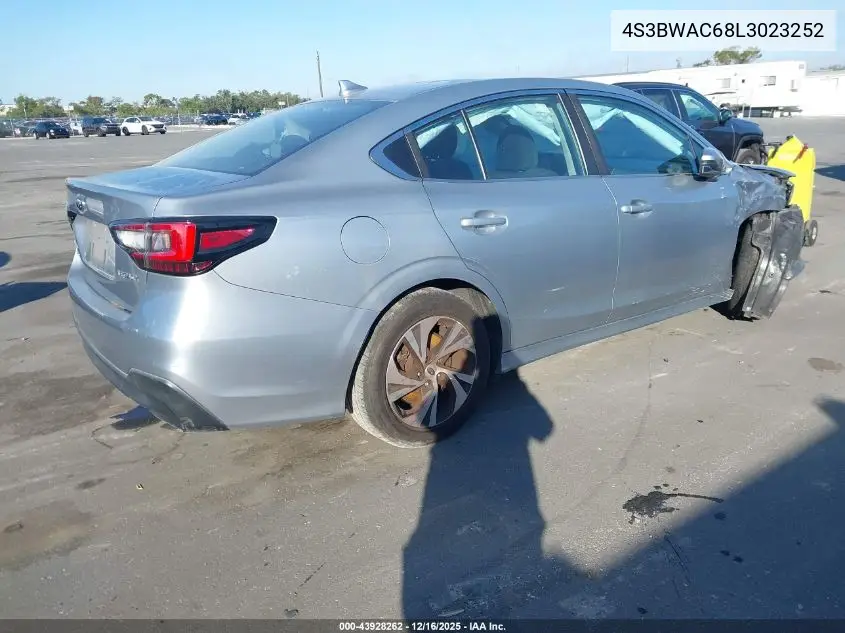 4S3BWAC68L3023252 2020 Subaru Legacy Premium