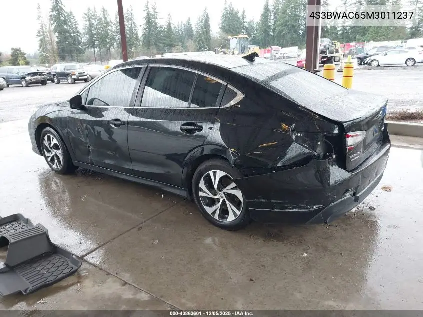 4S3BWAC65M3011237 2021 Subaru Legacy Premium