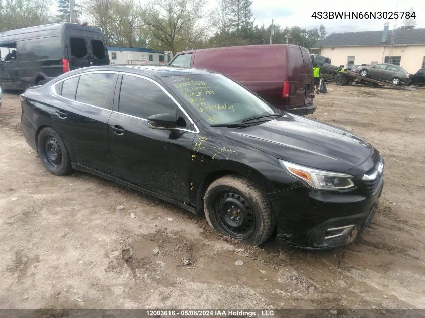 4S3BWHN66N3025784 2022 Subaru Legacy