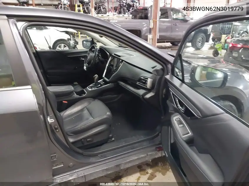 4S3BWGN62N3019779 2022 Subaru Legacy Limited Xt