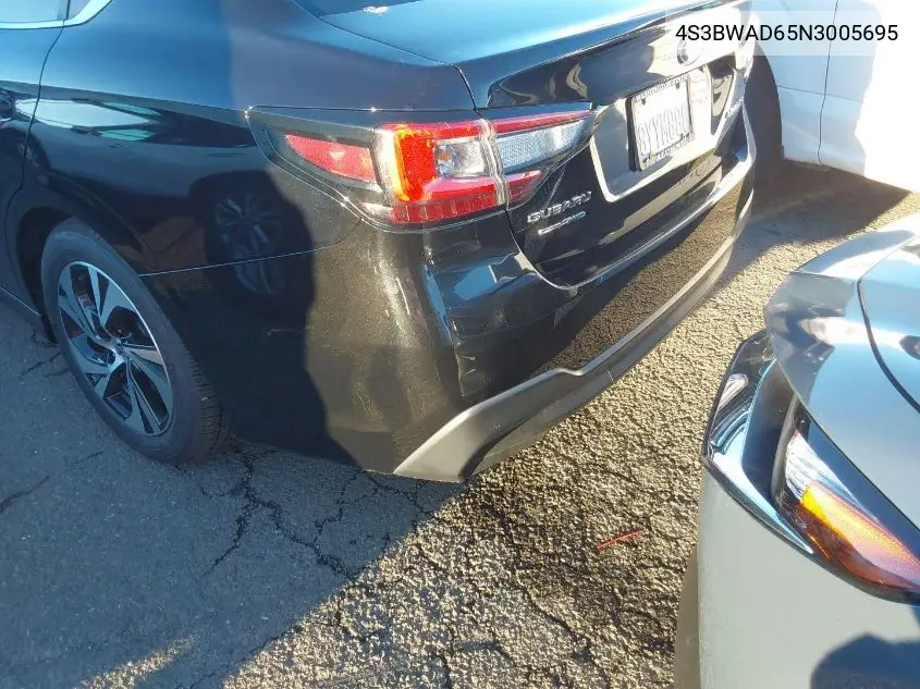 2022 Subaru Legacy Premium VIN: 4S3BWAD65N3005695 Lot: 44288711