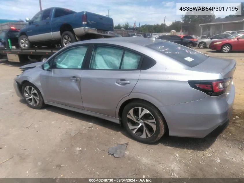 4S3BWAB64P3017195 2023 Subaru Legacy