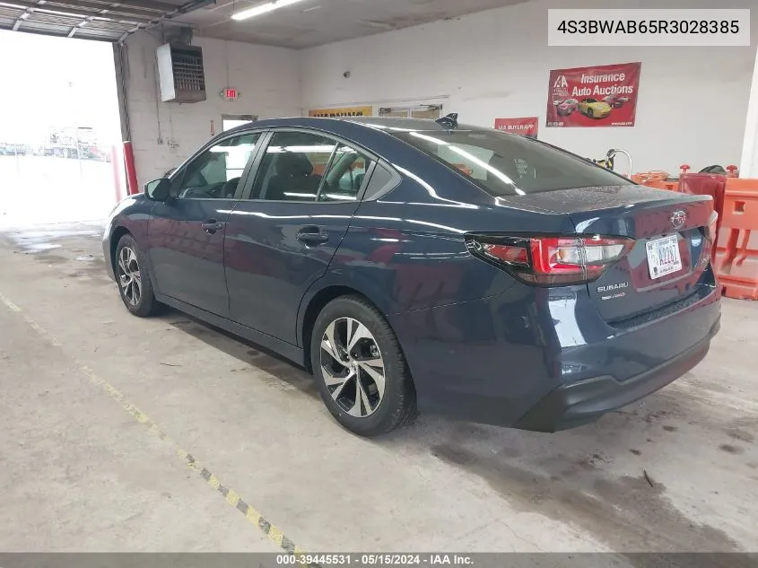 2024 Subaru Legacy VIN: 4S3BWAB65R3028385 Lot: 39445531