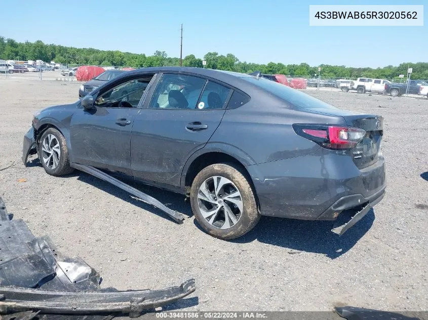 4S3BWAB65R3020562 2024 Subaru Legacy