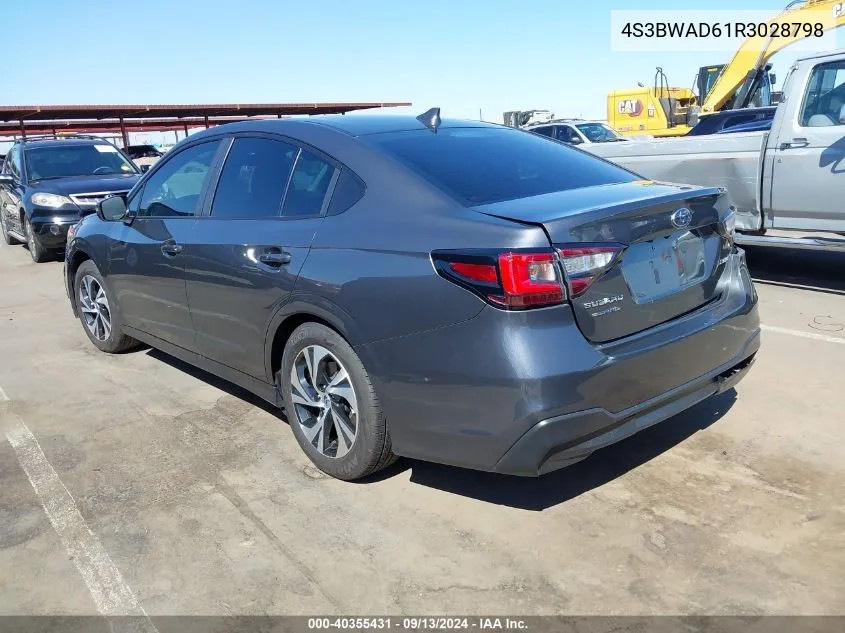 4S3BWAD61R3028798 2024 Subaru Legacy Premium