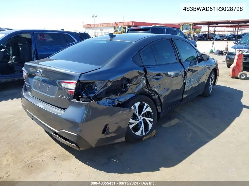 2024 Subaru Legacy Premium VIN: 4S3BWAD61R3028798 Lot: 40355431