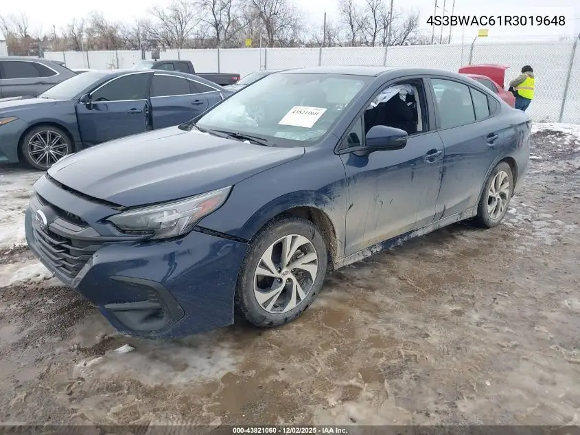 4S3BWAC61R3019648 2024 Subaru Legacy Premium