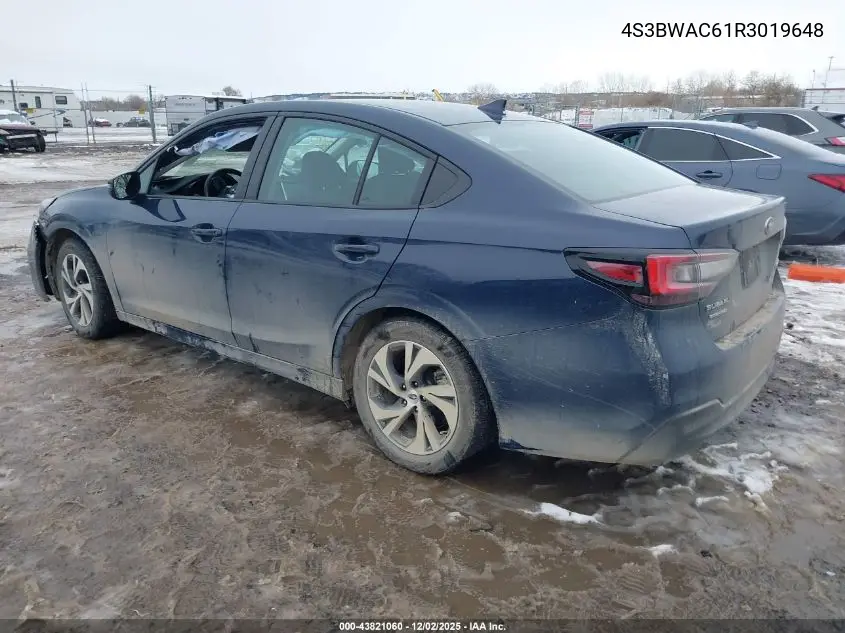 4S3BWAC61R3019648 2024 Subaru Legacy Premium