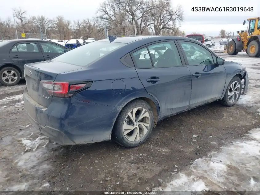 4S3BWAC61R3019648 2024 Subaru Legacy Premium