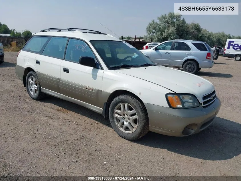 2000 Subaru Outback Outback VIN: 4S3BH6655Y6633173 Lot: 39913038