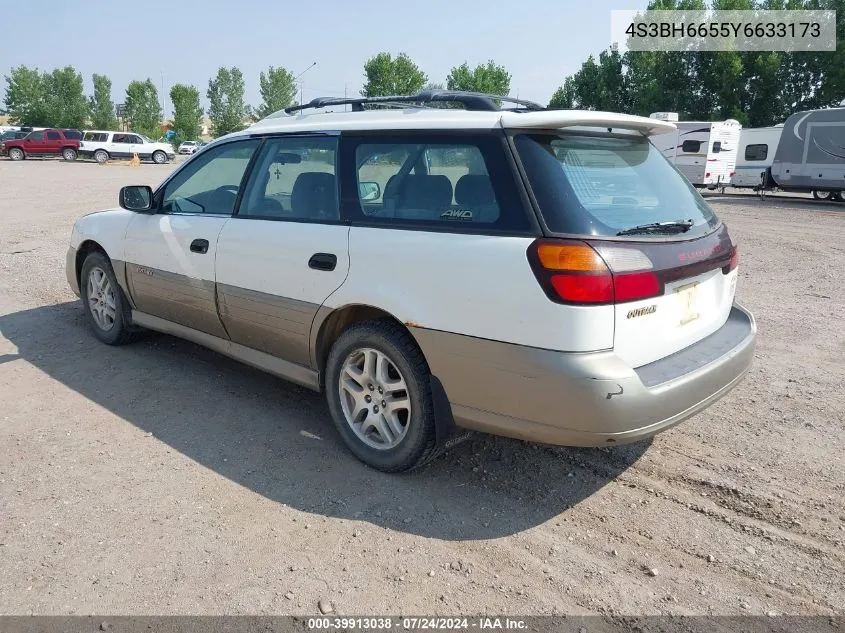 2000 Subaru Outback Outback VIN: 4S3BH6655Y6633173 Lot: 39913038