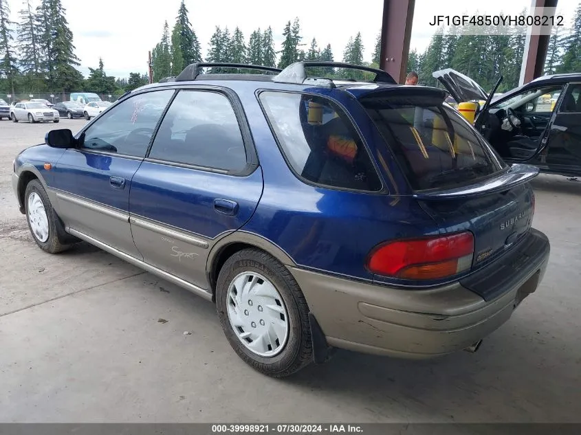 JF1GF4850YH808212 2000 Subaru Outback