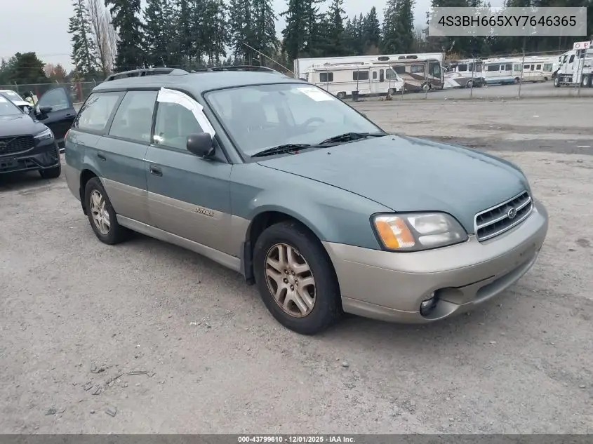 4S3BH665XY7646365 2000 Subaru Outback