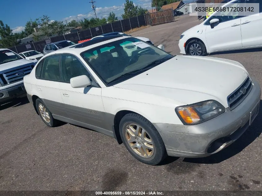 2001 Subaru Outback Limited VIN: 4S3BE686817208142 Lot: 40095659