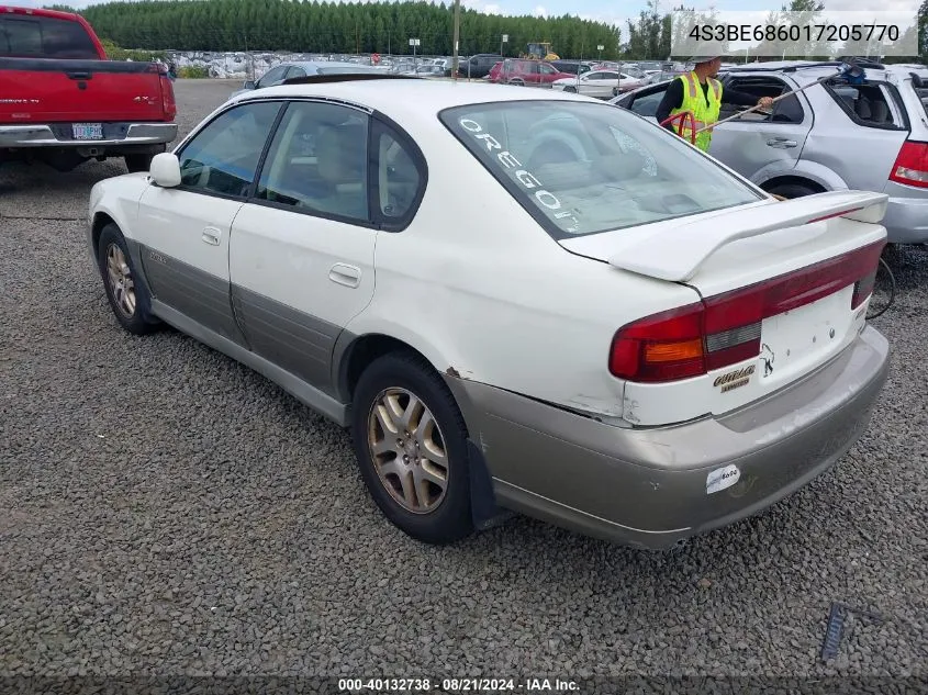 4S3BE686017205770 2001 Subaru Outback Limited