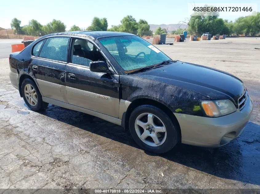 2001 Subaru Outback Limited VIN: 4S3BE686X17201466 Lot: 40170818