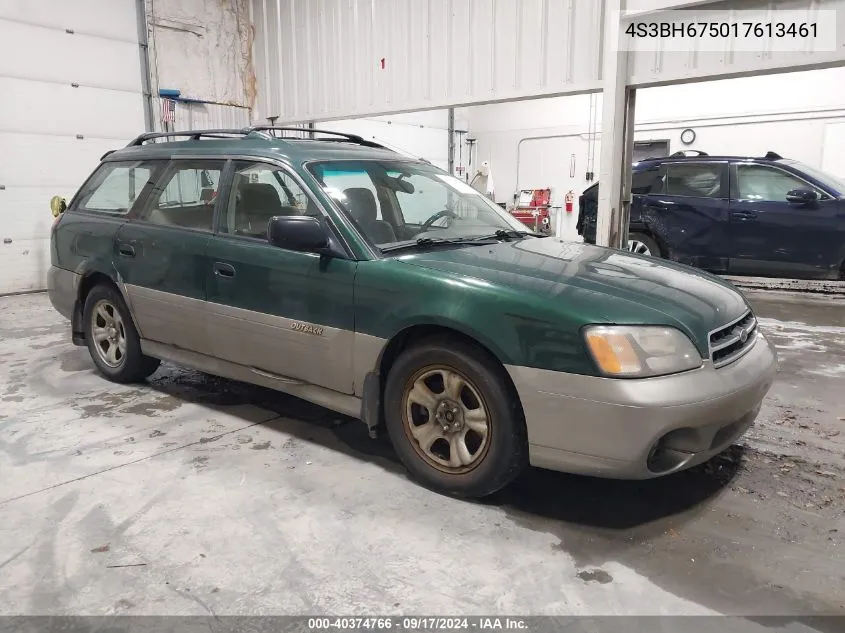 2001 Subaru Outback VIN: 4S3BH675017613461 Lot: 40374766