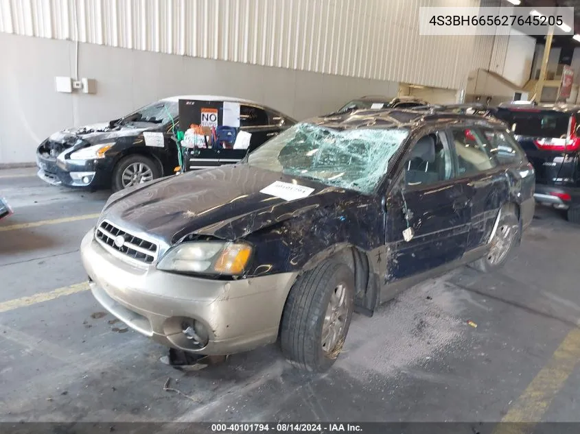 4S3BH665627645205 2002 Subaru Outback