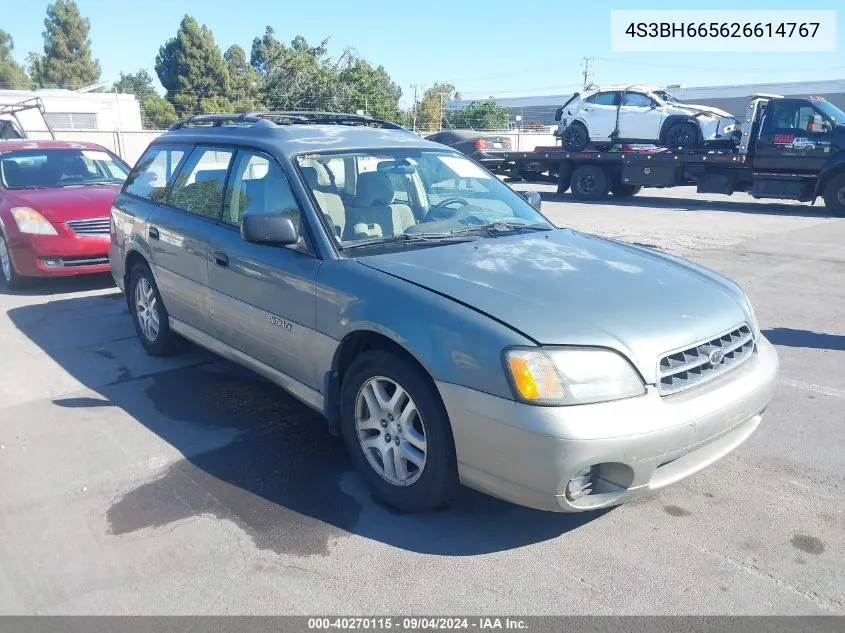 4S3BH665626614767 2002 Subaru Outback Outback