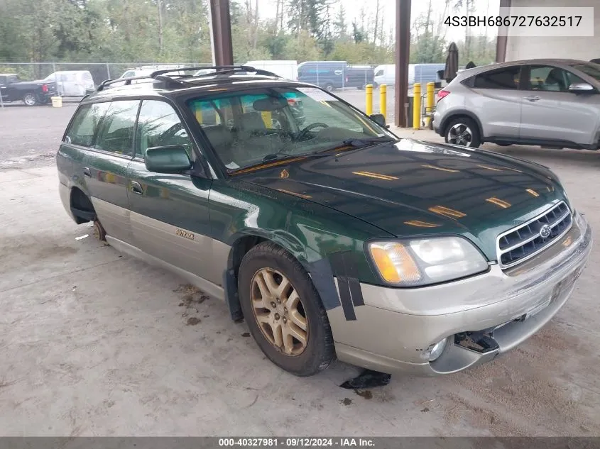 4S3BH686727632517 2002 Subaru Outback Outback Limited