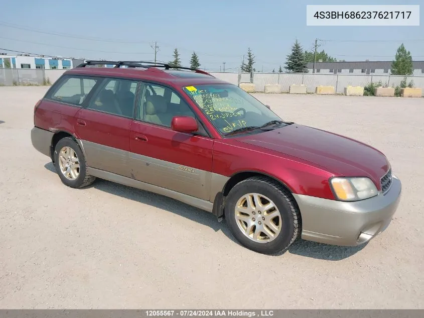 2003 Subaru Outback VIN: 4S3BH686237621717 Lot: 12055567