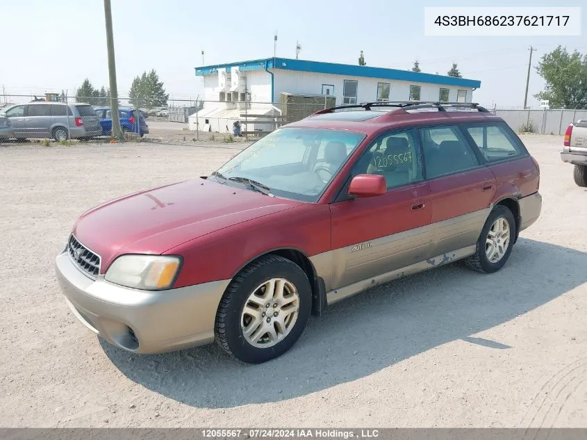 2003 Subaru Outback VIN: 4S3BH686237621717 Lot: 12055567