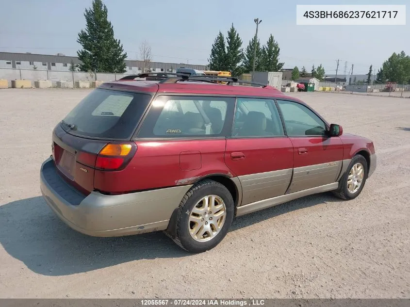 2003 Subaru Outback VIN: 4S3BH686237621717 Lot: 12055567