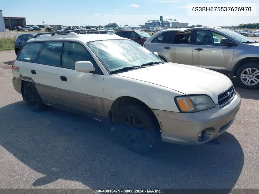 2003 Subaru Outback VIN: 4S3BH675537626970 Lot: 40035471