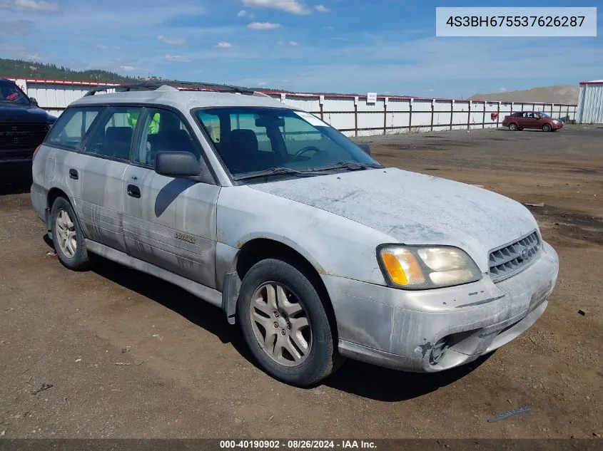 2003 Subaru Outback VIN: 4S3BH675537626287 Lot: 40190902