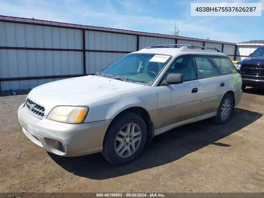 2003 Subaru Outback VIN: 4S3BH675537626287 Lot: 40190902