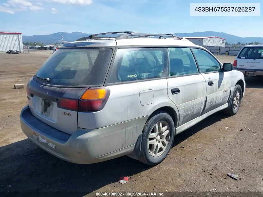 2003 Subaru Outback VIN: 4S3BH675537626287 Lot: 40190902