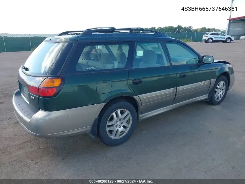 4S3BH665737646381 2003 Subaru Outback