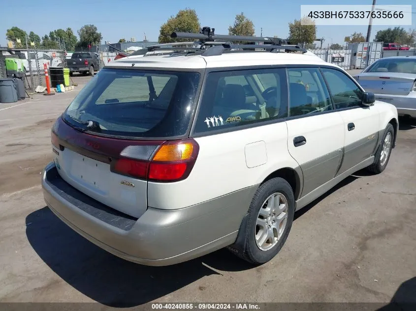 2003 Subaru Outback Outback Awp VIN: 4S3BH675337635666 Lot: 40240855