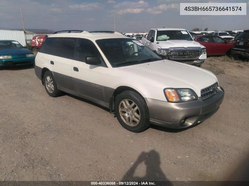 2003 Subaru Outback VIN: 4S3BH665736641574 Lot: 40336058