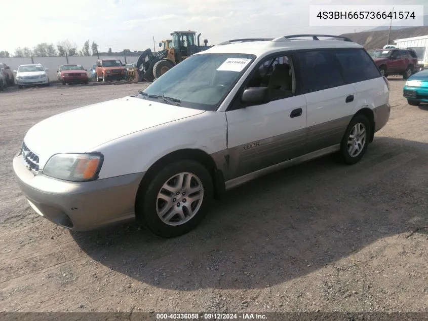 4S3BH665736641574 2003 Subaru Outback