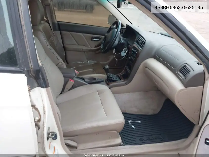 4S3BH686336625135 2003 Subaru Outback Limited