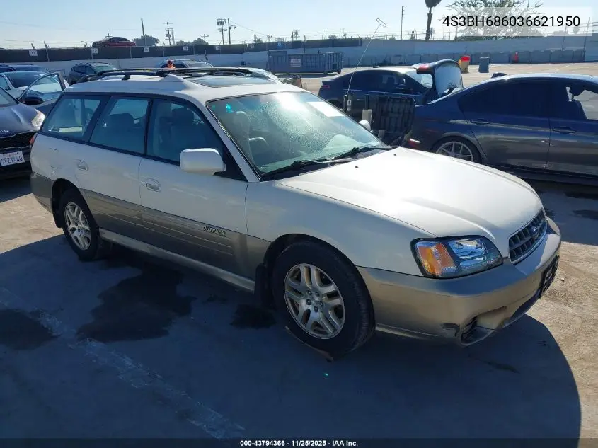 4S3BH686036621950 2003 Subaru Outback Limited