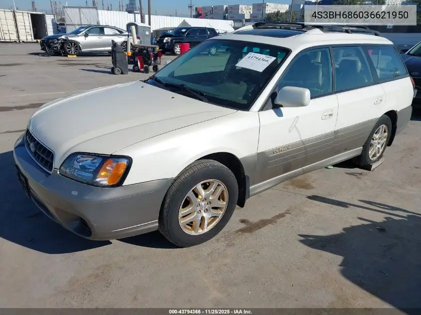 4S3BH686036621950 2003 Subaru Outback Limited
